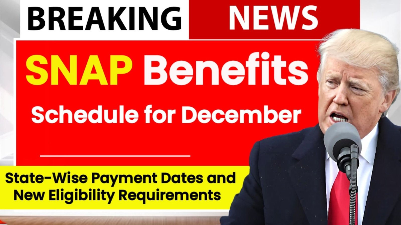 SNAP Benefits Schedule for December 2025: State-Wise Payment Dates and New Eligibility Requirements